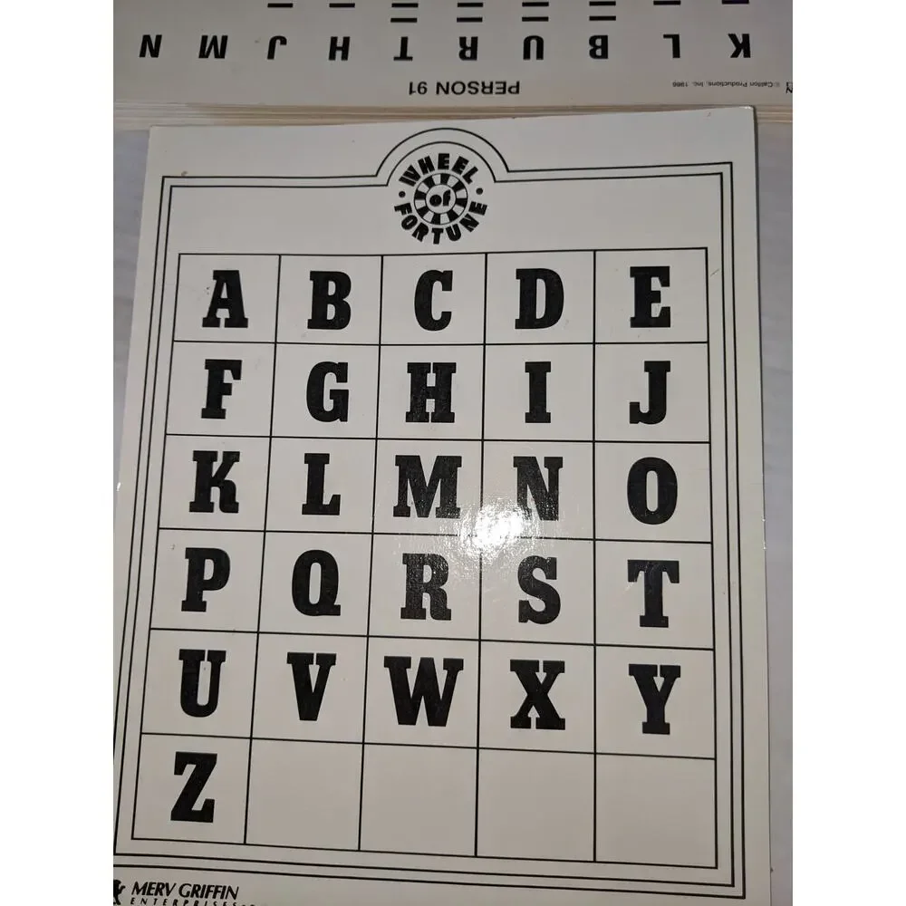 Vintage 1985 Wheel of Fortune 2nd Edition Board Game Pressman Complete